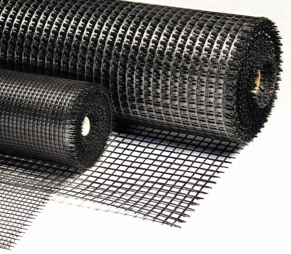 Сетка базальтовая 1x50м, 30/30 кН/м, 25х25мм Сетка базальтовая 1x50м, 30/30 кН/м, 25х25мм